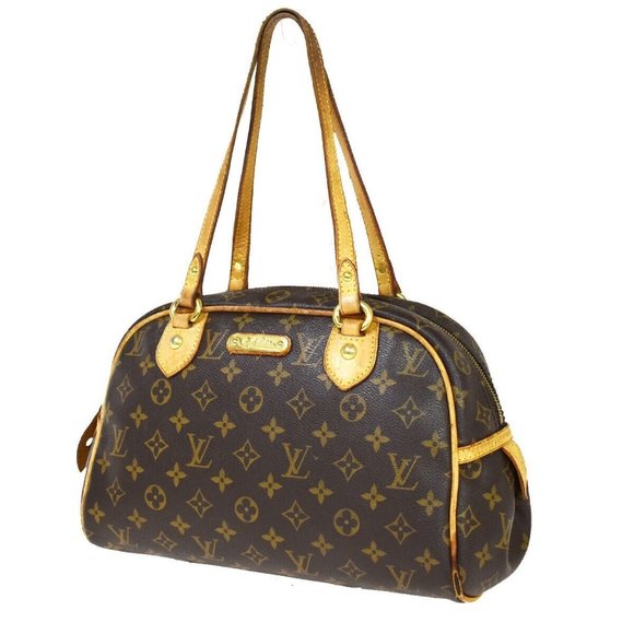AUTHENTIC LOUIS VUITTON Montorgueil PM Shoulder Bag Monogram L - Picture 1 of 10